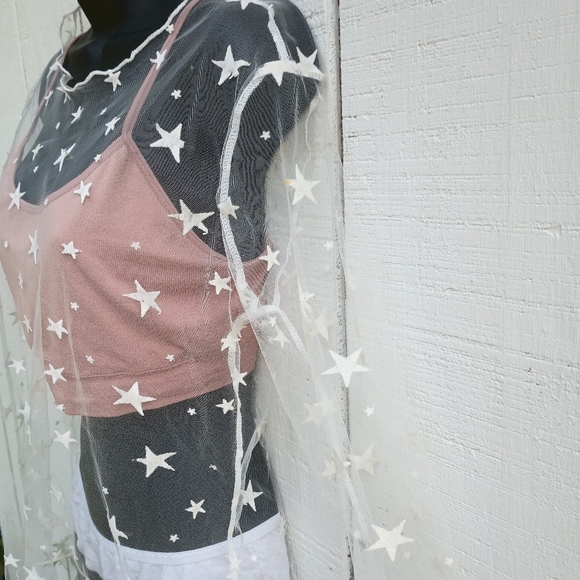 Cascade of Stars Long SleeveCover Up - Picture 4 of 6